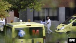 Traslado de pacientes del Hospital Carlos III, Madrid.