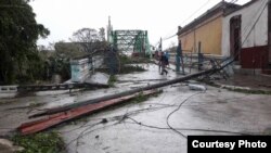 Sagua La Grande tras el paso de Irma. Facebook de Carlos Alejandro Rodríguez