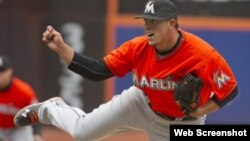 José Fernández, pitcher de los Marlins.