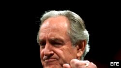 El senador estadounidense, Tom Harkin, en Des Moines, Iowa, Estados Unidos.