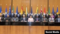 Participantes en el Diálogo de Cooperación en Seguridad efectuado en Washington DC el pasado 16 de mayo de 2019.