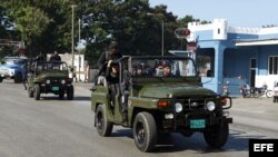 Foto archivo: Soldados de las Tropas Especiales cubanas