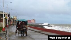 Baracoa tras 24 horas de lluvias intensas Enero 8 /Facebook Radio Baracoa.