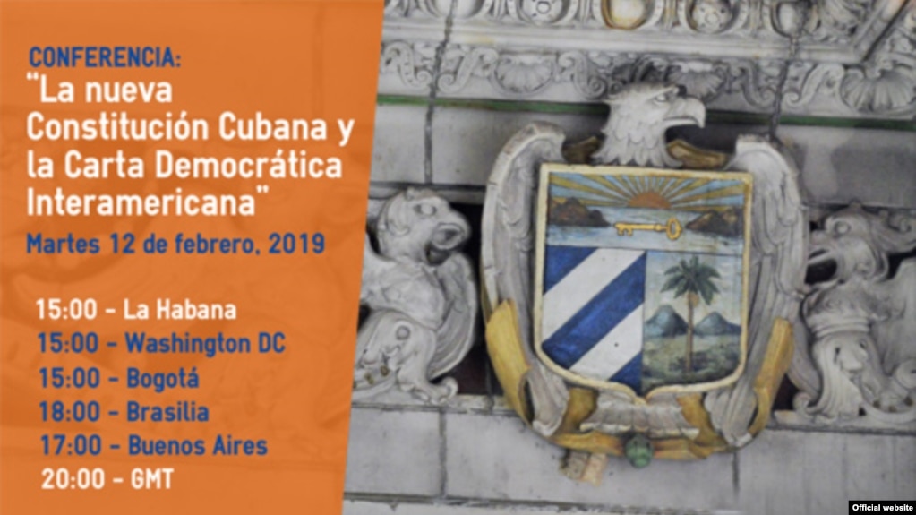 Evento en la OEA sobre los cambios a la Constitución en Cuba y la Carta Democrática Interamericana.