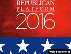 Plataforma Republicana 2016.