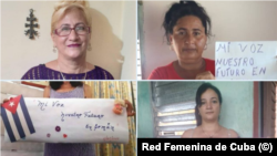 Mujeres cubanas elevan sus voces para pedir seguridad y el respeto a sus derechos. (Imagen de la Red Femenina de Cuba).