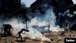 Protestas en Hong Kong, archivo.
