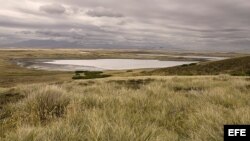 Paisaje de Las Malvinas.