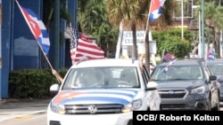 Caravana por la Libertad y la Democracia en Miami. 