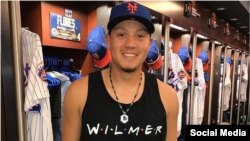 Wilmer Flores jugó con los Mets de Nueva York en la temporada pasada. (Foto publicada en su cuenta de Instagram)
