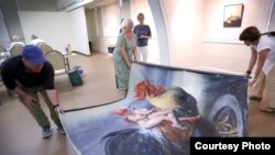 Una obra del artista Roberto Fabelo.