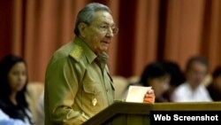Raúl Castro en la Asamblea Nacional.