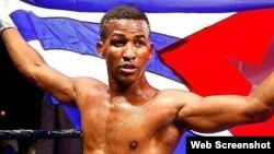 El peleador cubano Rancés Barthelemy.