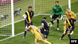 Juego de Ucrania contra Suecia