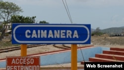 Caimanera, poblado guantanamero en la frontera con la Base Naval estadounidense en Cuba. 