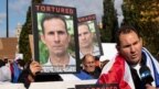 Luis Enrique Ferrer y un grupo de manifestantes exigen en Miami la liberación de José Daniel Ferrer (Foto: Archivo).