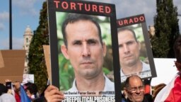 Manifestantes exigen en Miami la liberación de José Daniel Ferrer. (Archivo)