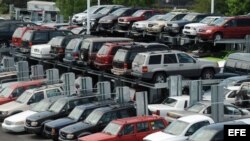 Lote de carros usados.