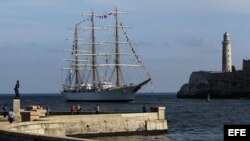 VISITA OFICIAL DEL BUQUE ESCUELA FRAGATA LIBERTAD DE LA ARMADA ARGENTINA A CUBA
