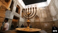 Sinagoga de sefardies en Cordoba, Espana, construida en 1315.