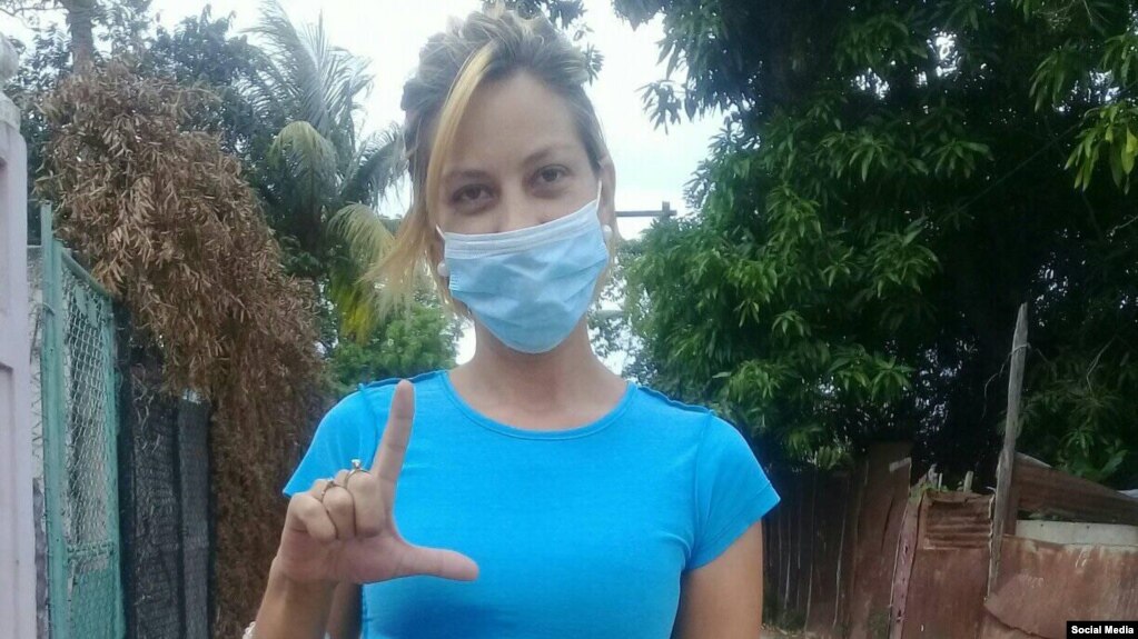 Thais Mailén Franco Benítez, una de las detenidas en la protesta pacífica de la Calle Obispo. (Facebook)