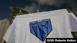 Camiseta de apoyo al Movimiento San Isidro.