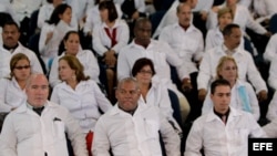 Médicos cubanos en Brasil.