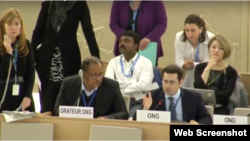 Director Ejecutivo de UN Watch habla ante el Consejo de Derechos Humanos en Ginebra