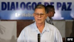 Rodrigo Granda, alias "Ricardo Téllez", comandante de las FARC, en La Habana, Cuba.
