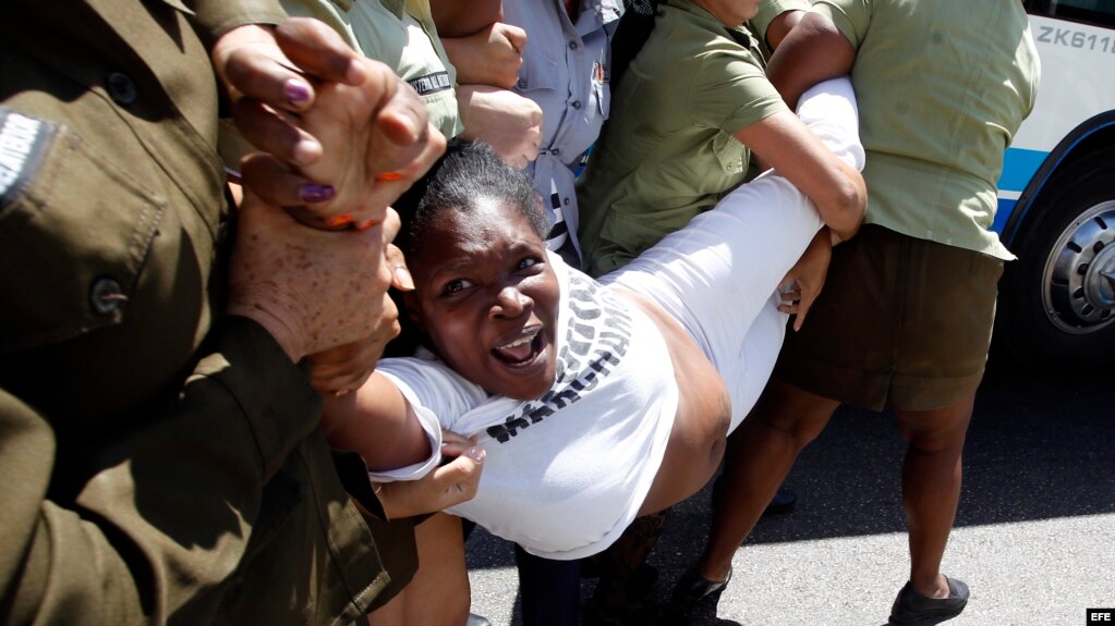 La represión en la isla a pocos días de la visita de Obama
