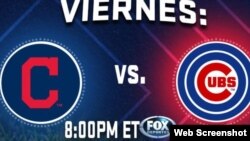 Indios de Cleveland vs Chicago Cubs en el estadio Wrigley Field. El juego será transmitido por Radio Martí.