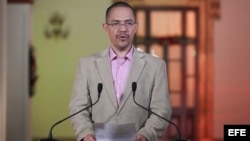 Ministro de Comunicación venezolano, Ernesto Villegas
