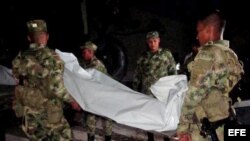 Archivo. Rescate de soldados y oficiales atacados por las FARC.