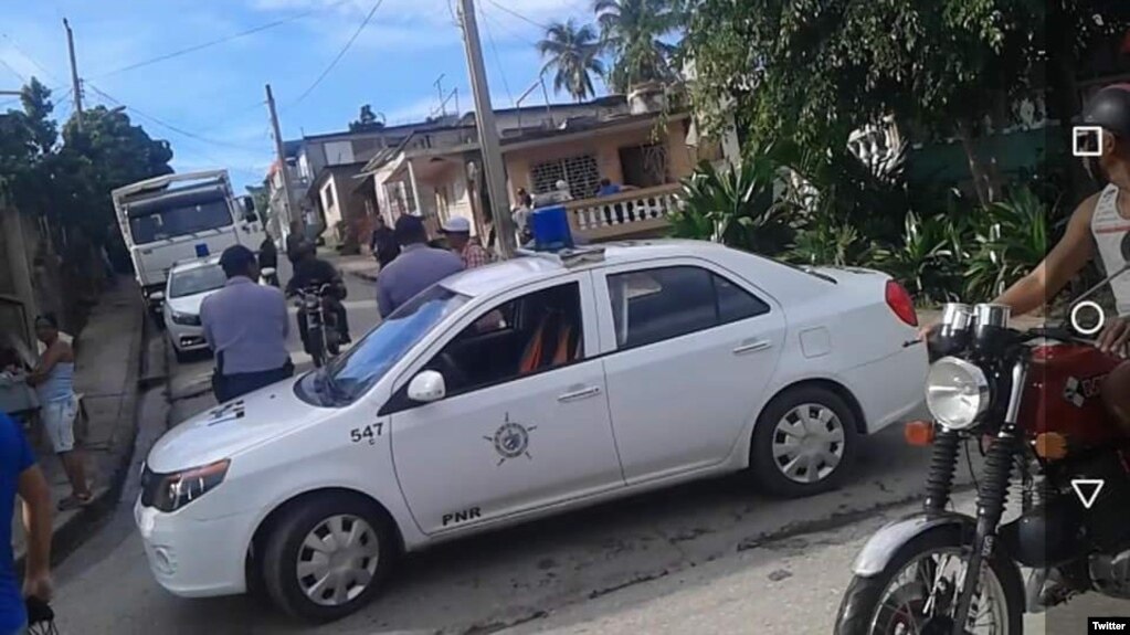 Continúa el operativo en la sede de UNPACU en Santiago de Cuba. (Archivo)