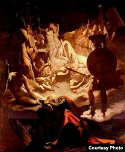 “El sueño de Osián”, por Jean Auguste Dominique Ingres (1813)