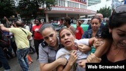 Imagen de la represión en Cuba