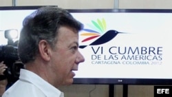 Juan Manuel Santos inspecciona instalaciones de la Cumbre