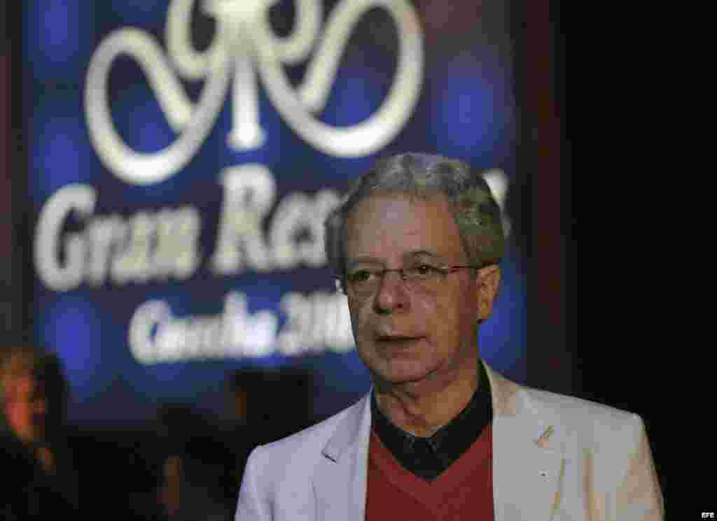 El religioso brasilero Frei Betto participa en la clausura, hoy 02 de marzo del 2013, del XV Festival del Habano en Cuba. EFE/Stringer