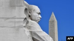 Estatua de Martin Luther King Jr, en Washington, DC. (Mandel Ngan/AFP).