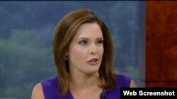 La cubanoamericana, Mercedes Schlapp, analista política y asesora de la campaña del presidente Donald Trump.