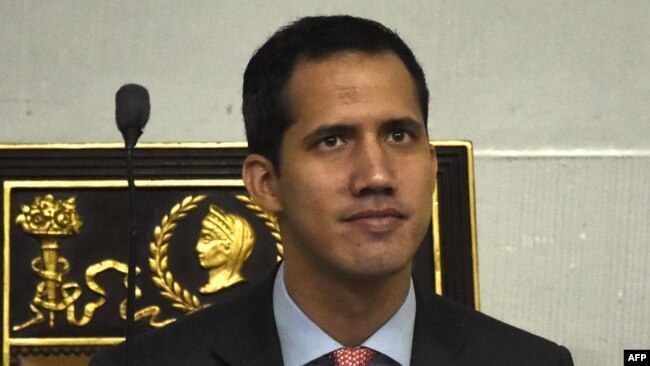 El presidente interino de Venezuela, Juan Guaidó.
