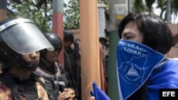 Marcha en Nicaragua "Juntos somos patria", en protesta contra Ortega