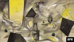 Obra del artista chileno Roberto Matta "La revolución de los contrarios".