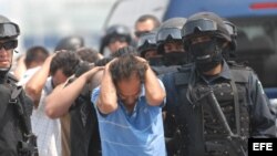 Archivo. Narcotraficantes detenidos en México.