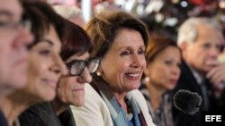 Representantes por el partido demócrata de visita en La Habana, Cuba.