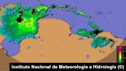 Imagen de la tormenta Karen, del Instituto Nacional de Meteorología e Hidrología.
