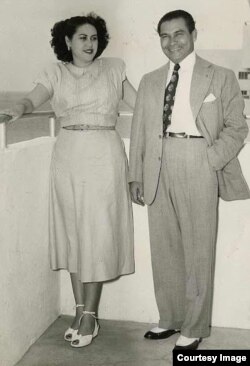 Fulgencio Batista y su esposa Marta Fernández.