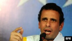 El candidato opositor a la Presidencia de Venezuela, Henrique Capriles, hoy, 03/14/13