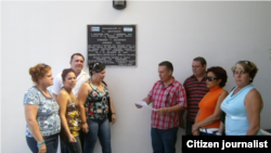 Médicos cubanos de la brigada La Ceiba en Honduras.