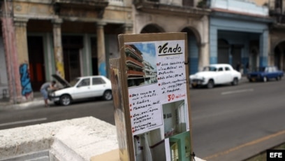 Iniciativa estrés toma una foto En el mercado inmobiliario cubano, "solo cash"